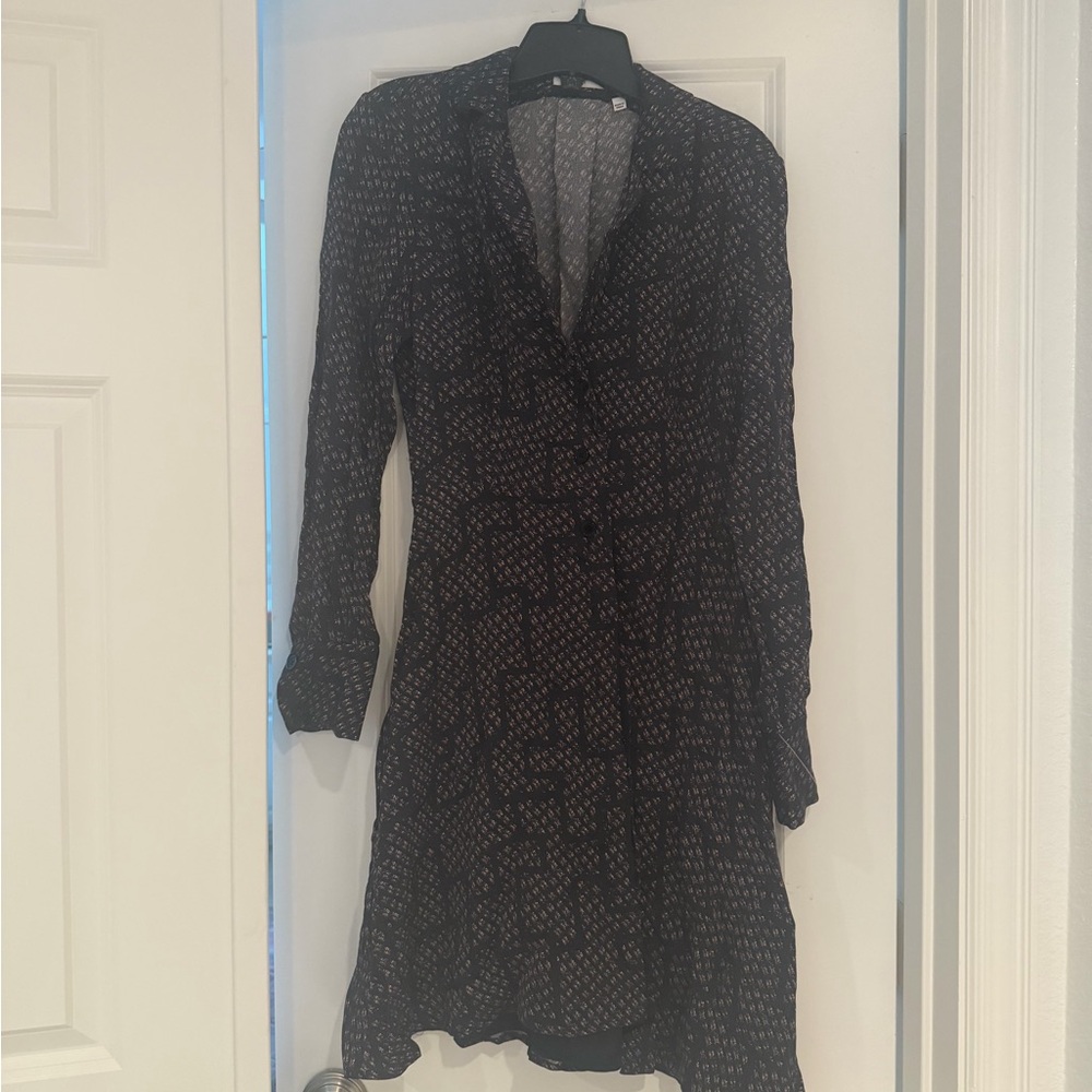 Equipment Button-Front Dress